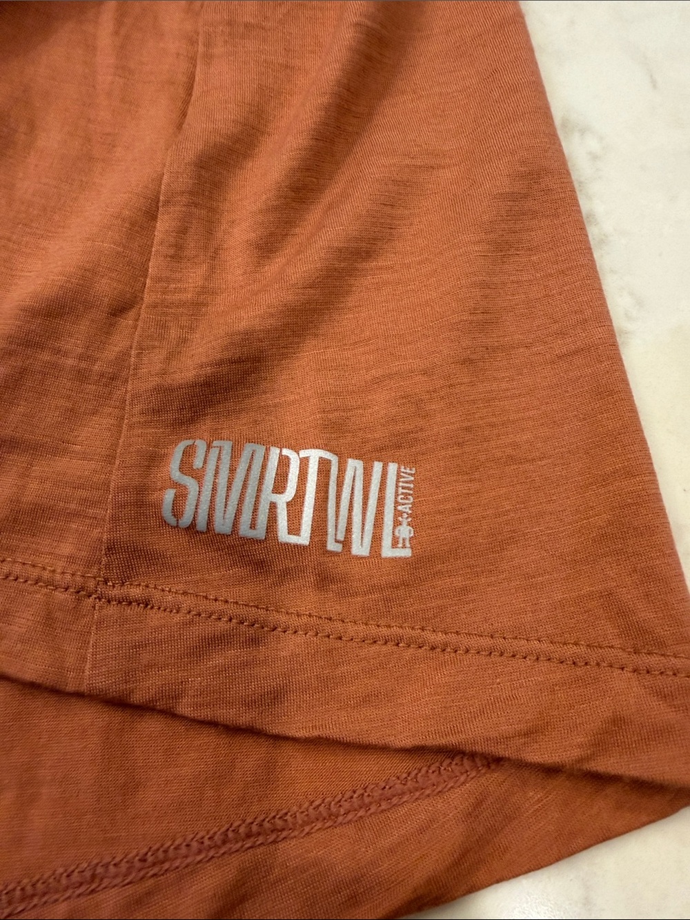 Smartwool Women's Active Ultralite High Neck Tank - Burnt Sienna Size Small - Picture 5 of 8